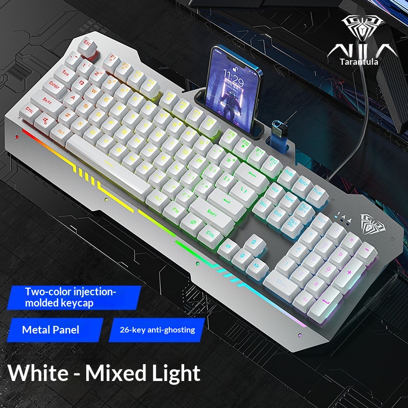 English Home Office - Aula F3010 Wired Gaming Keyboard Mechanical