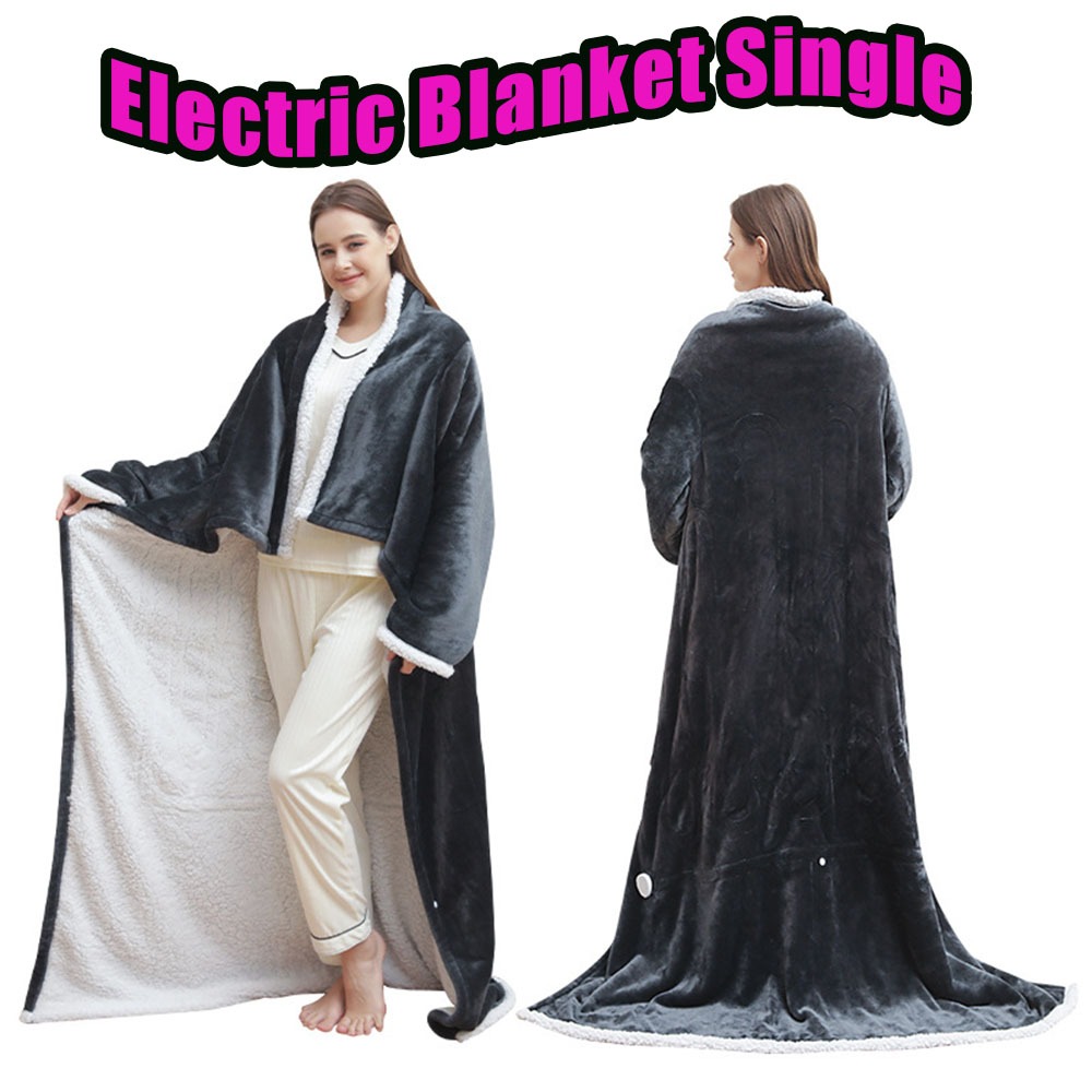 Home Office British - 1PCS Auto Off Electric Blanket Single