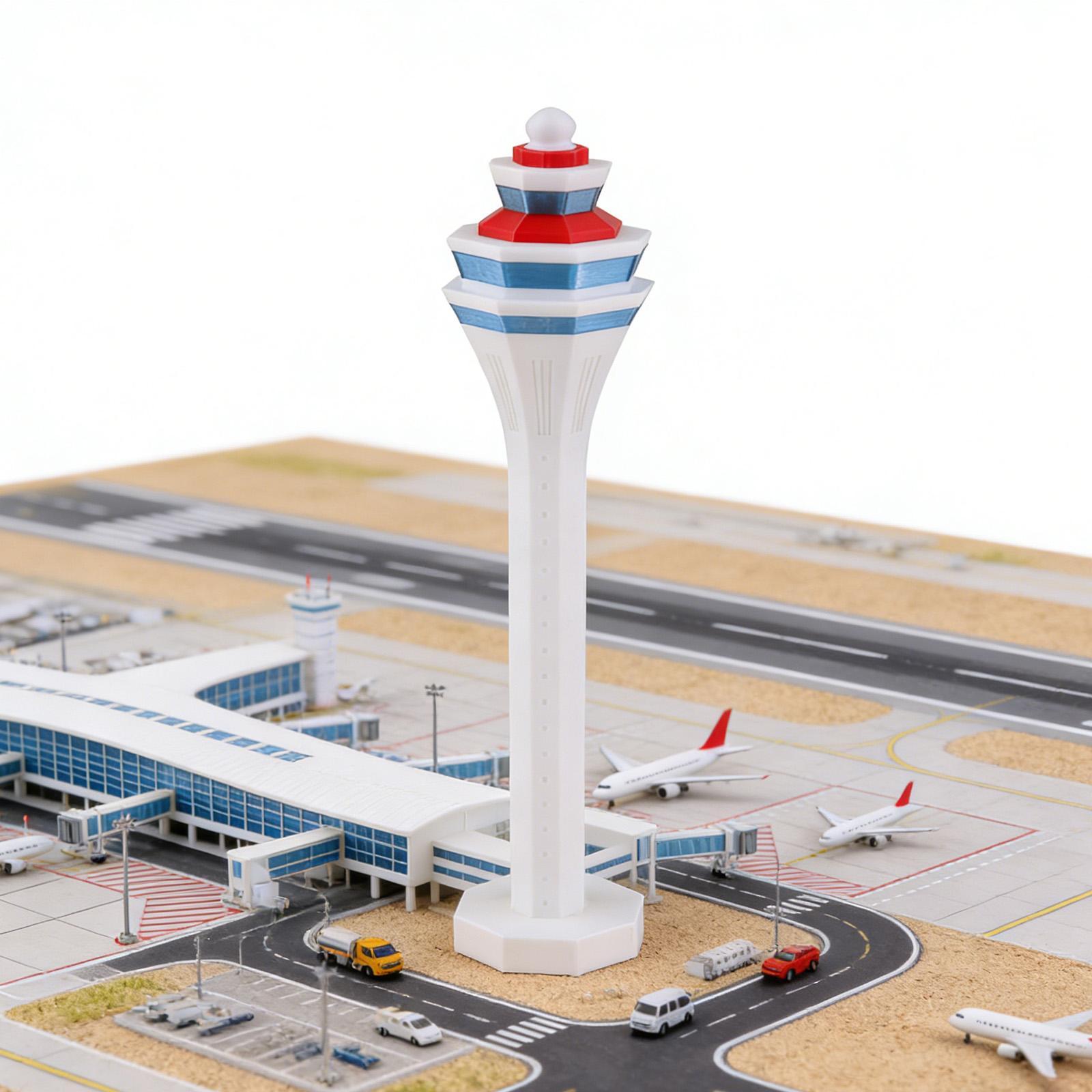 Home Office Simulator - 1:400 Airport Control Tower Model,Realistic 1