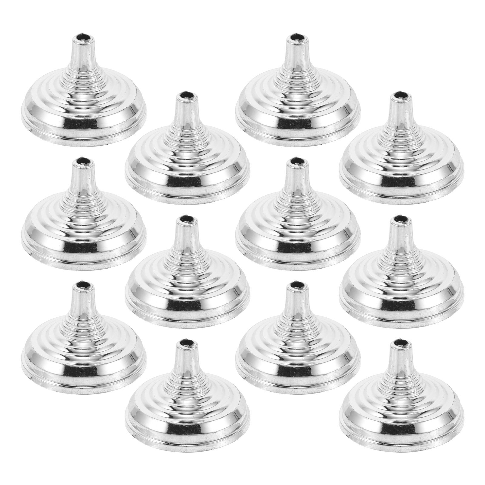 Home Office Desk Ideas - 12Pcs Silver Mini Desk Flag Stand