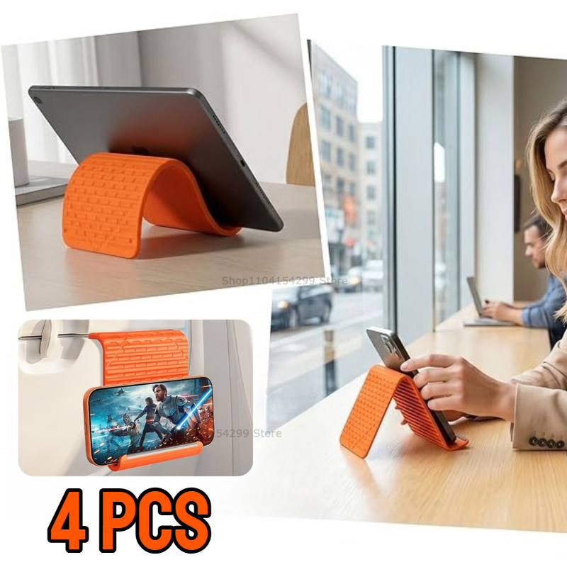 Laptop Stand Foldable - Flexible Foldable Silicone Phone Holder Portable