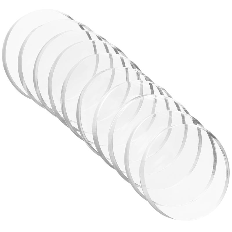 Home Office Desk Ideas - 10pcs Glass Table Pad Anti Slip