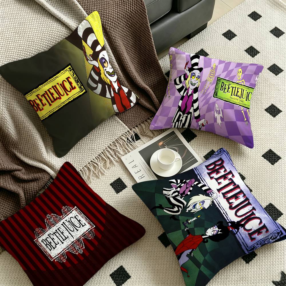 Home Office Tim - Tim Burton Horror B-Beetlejuice Pillow Gifts