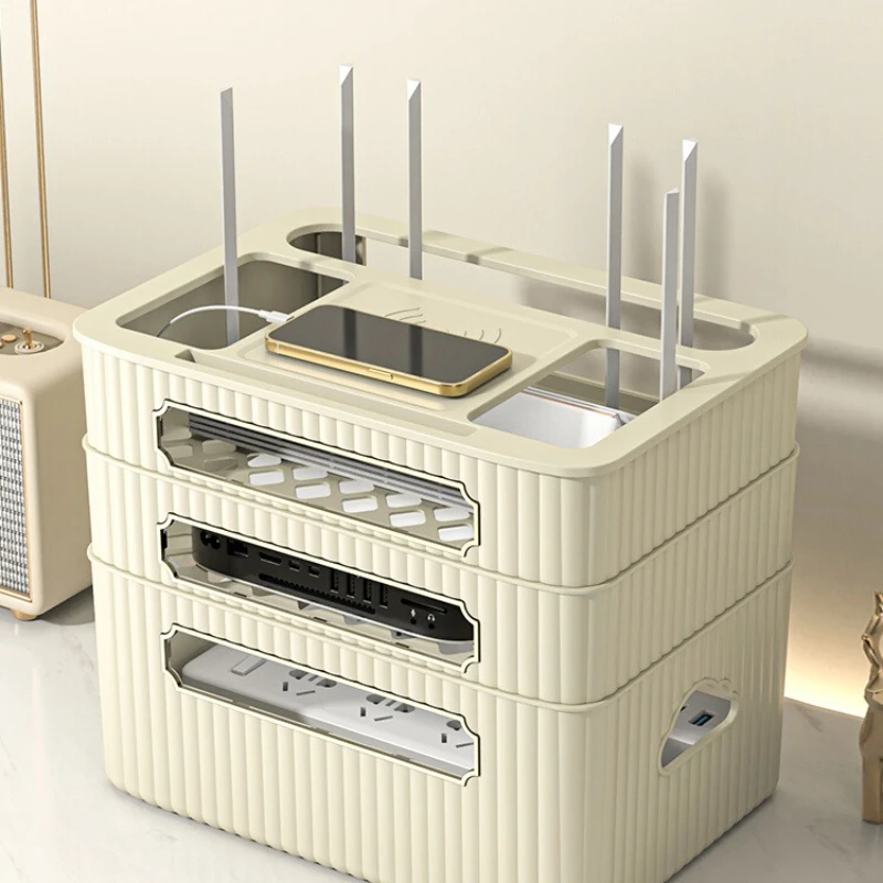 WiFi Router Storage Box TV Set - đánh giá và giá Home Office Box