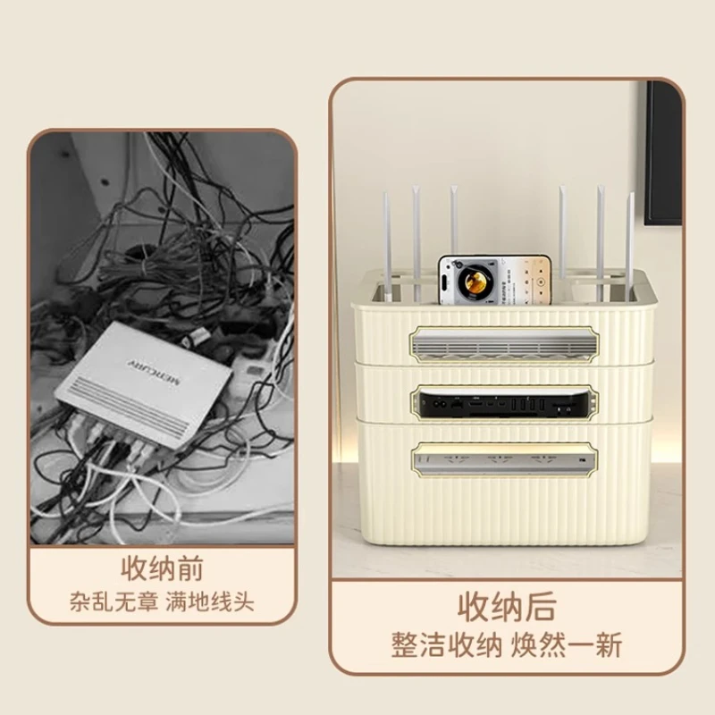 WiFi Router Storage Box TV Set - đánh giá và giá Home Office Box