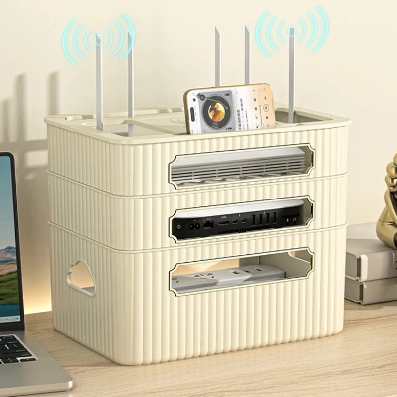 WiFi Router Storage Box TV Set - đánh giá và giá Home Office Box