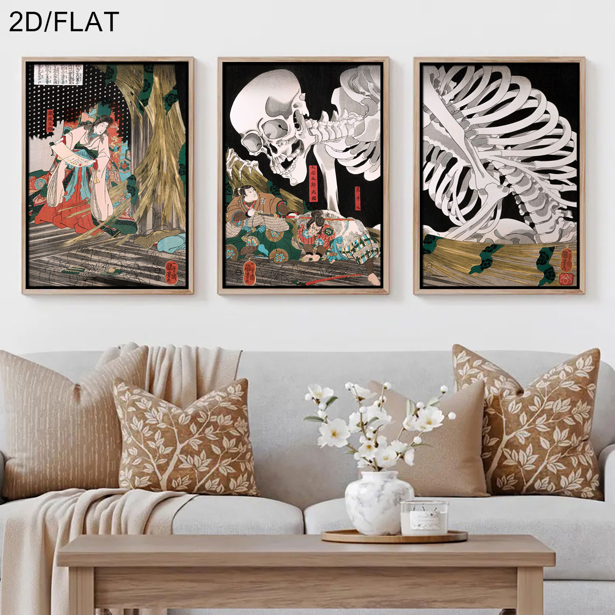 3pcs Retro Japanese Takiyasha  - đánh giá và giá Home Office Image