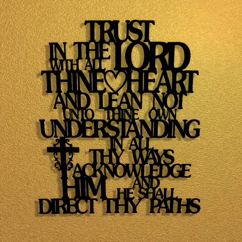 CIFBUY Metal Wall Art Trust In - đánh giá và giá Home Office Room Inspiration