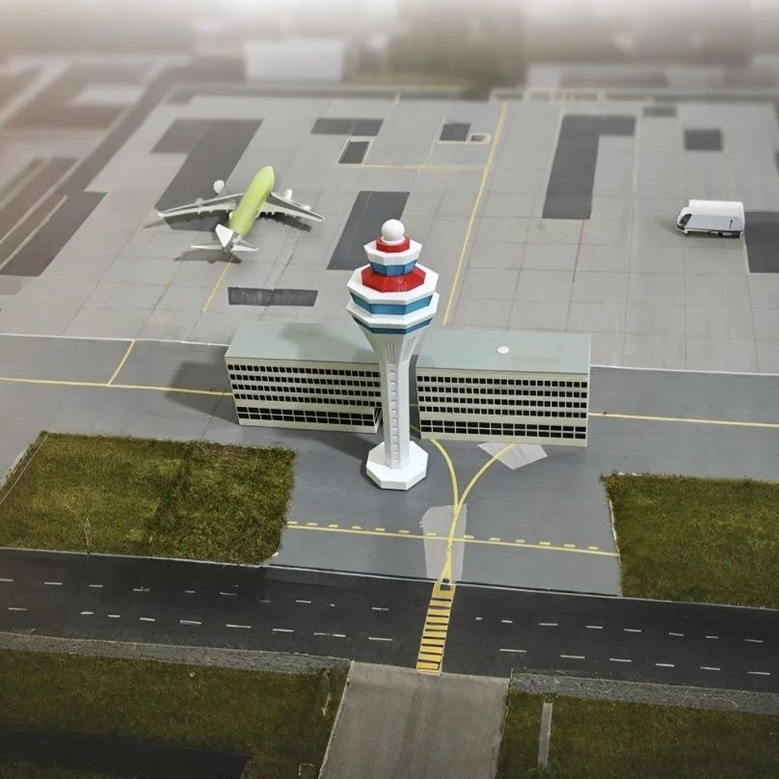 1:400 Airport Control Tower Mo - đánh giá và giá Home Office Simulator