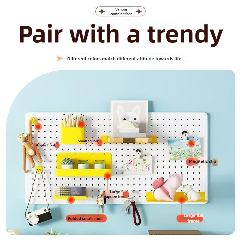 Hole Board DIY Metal Plate Liv - đánh giá và giá Home Office Organization