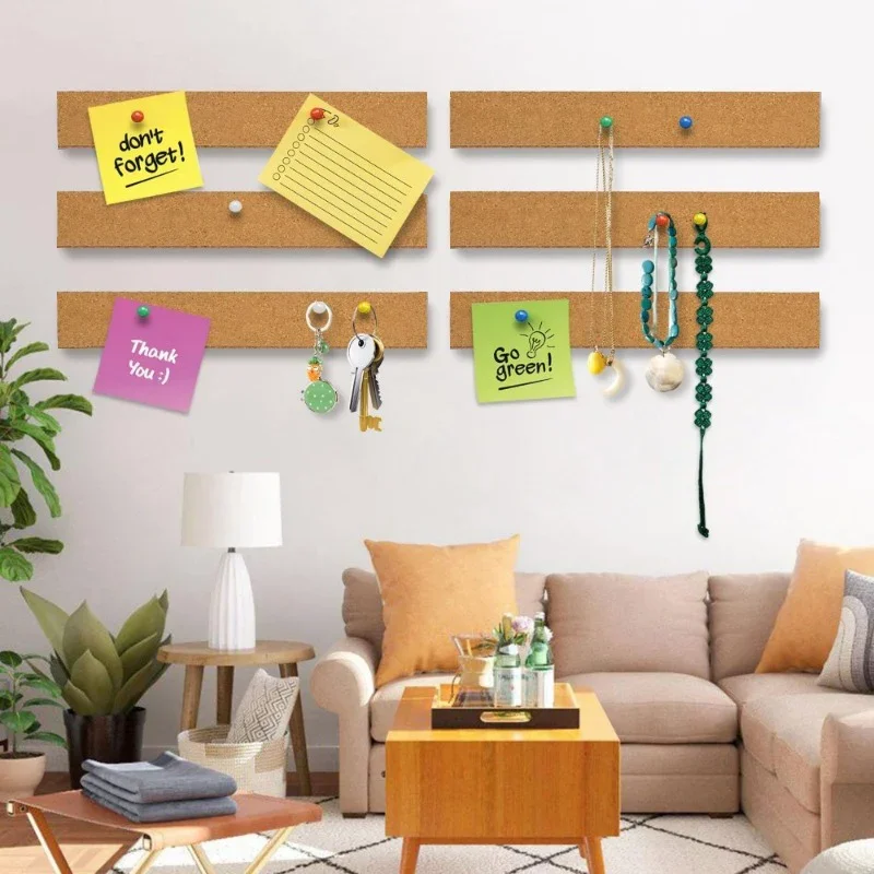 1pc 30cm Cork Board Strips Sel - đánh giá và giá Home Office Image