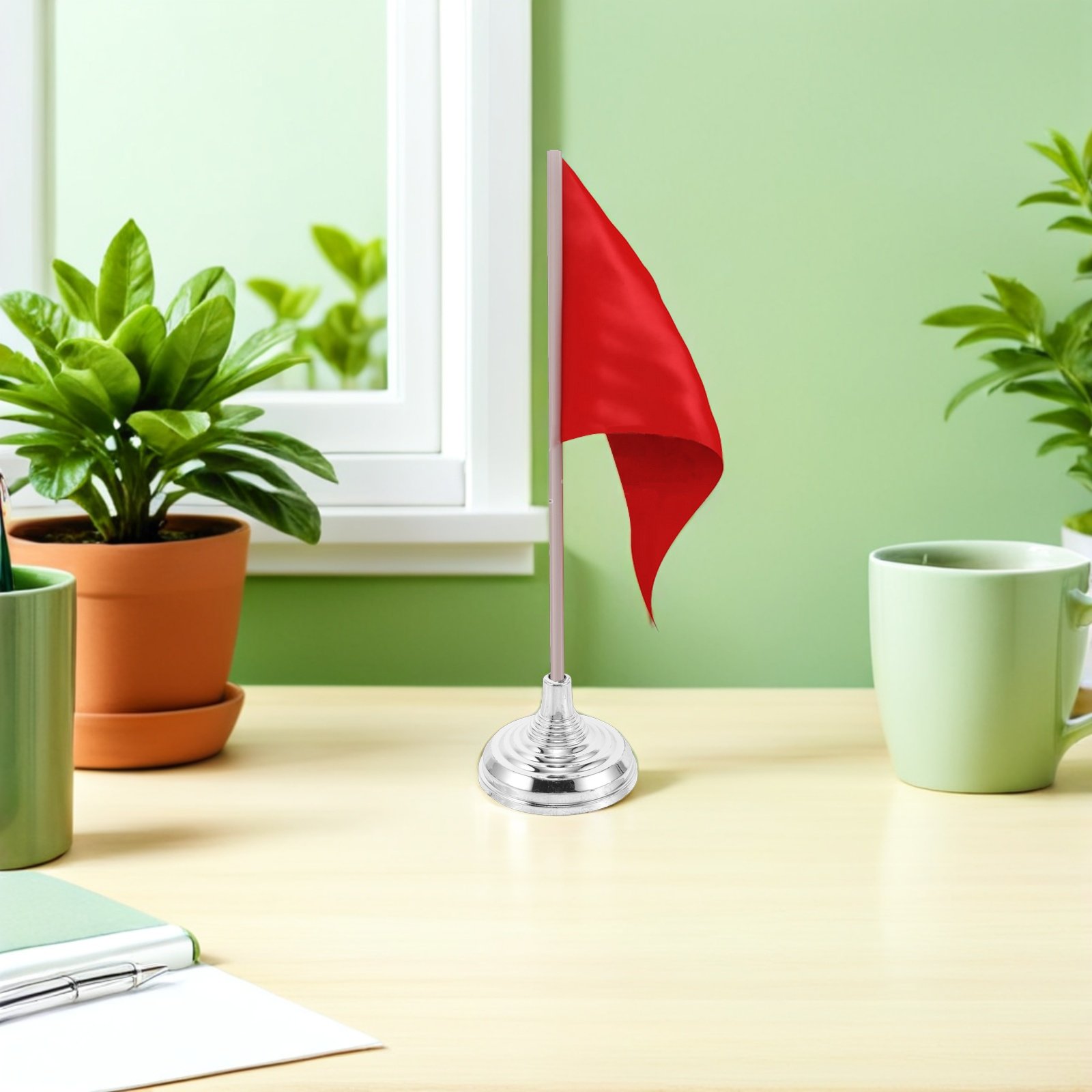 12Pcs Silver Mini Desk Flag St - đánh giá và giá Home Office Desk Ideas