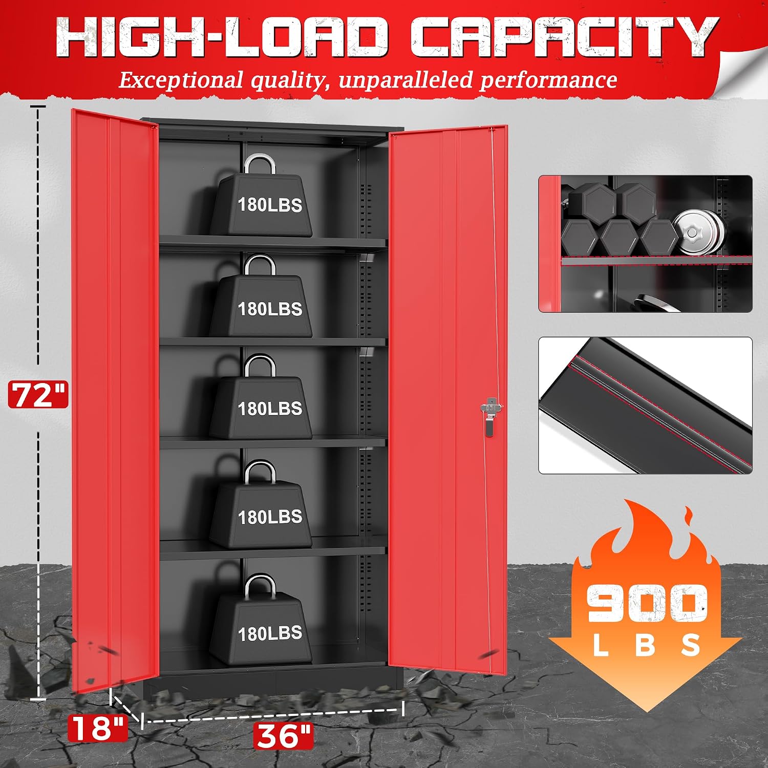 Heavy Duty Metal Garage Storag - đánh giá và giá Home Office Organization