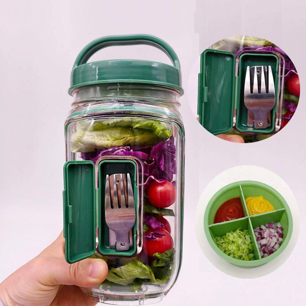 Leakproof Plastic Salad Box wi - đánh giá và giá Home Office Box