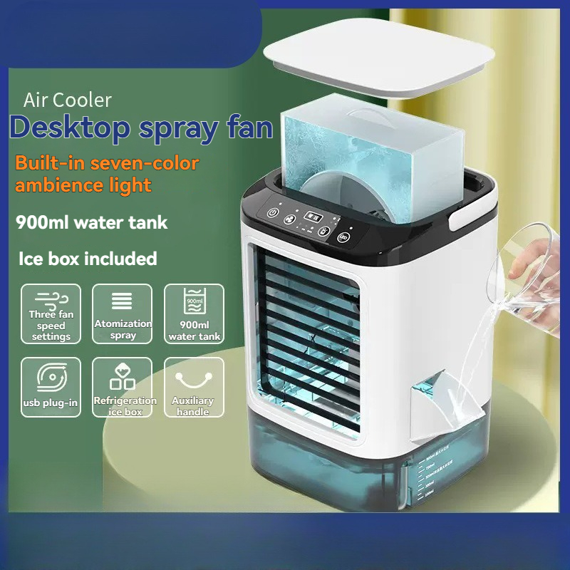 Mini USB Desktop Mist Fan Humi - đánh giá và giá Home Office Box