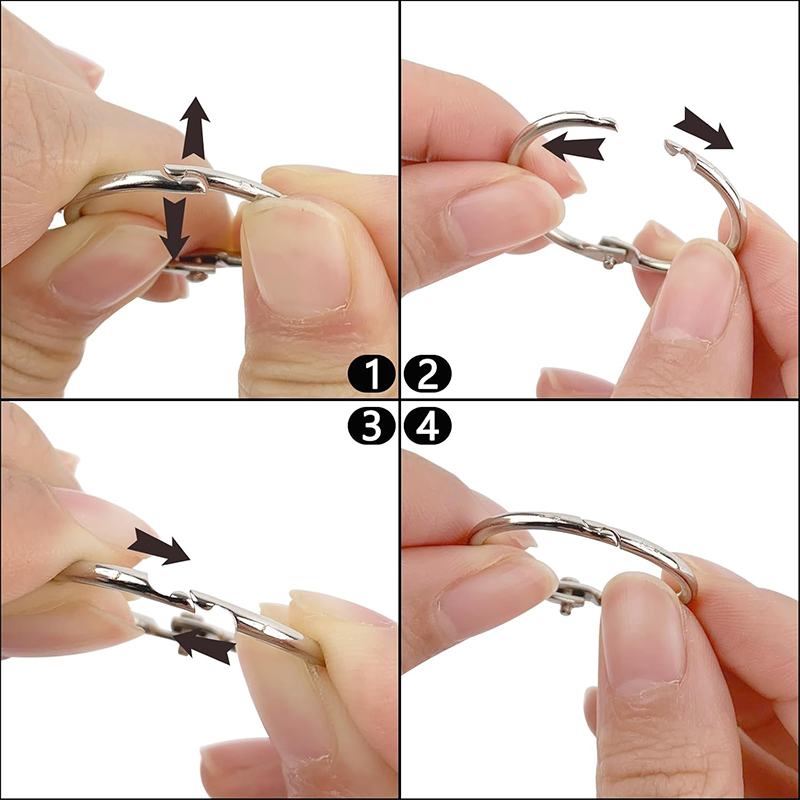 10pcs Loose Leaf Binder Rings  - đánh giá và giá Home Office Image
