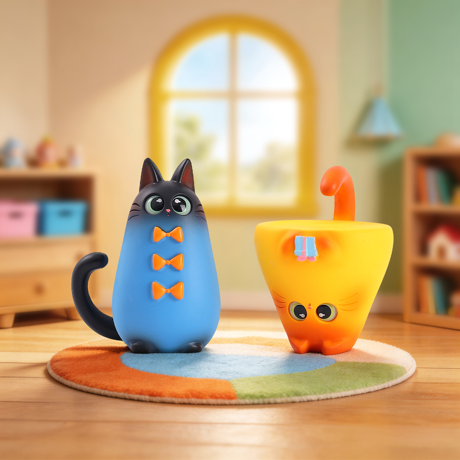 Blind Box Cat Figurine Resin C - đánh giá và giá Home Office Desk Ideas