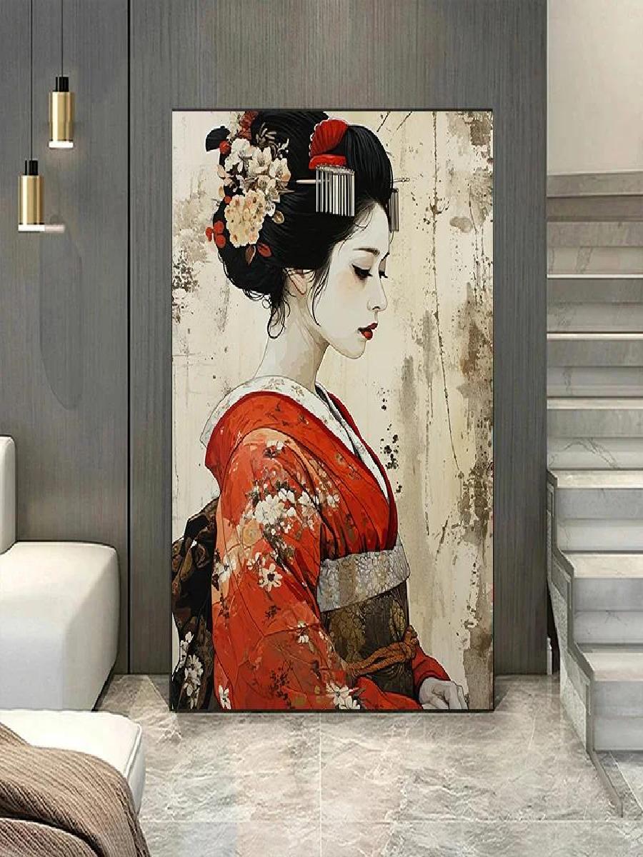 Elegant Kimono Geisha Canvas W - đánh giá và giá Home Office Room Inspiration