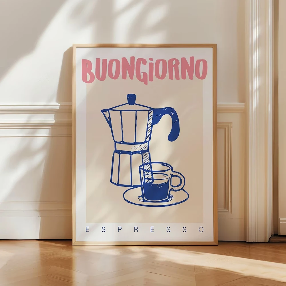 Modern Coffee Espresso Wall Ar - đánh giá và giá Home Office Image