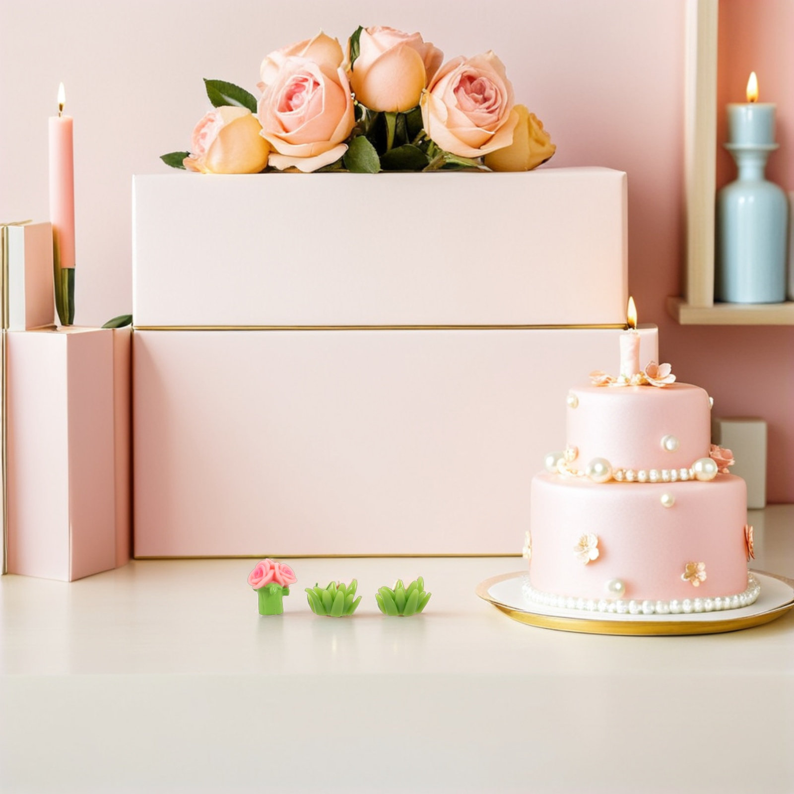 22Pcs Mini Artificial Flower B - đánh giá và giá Home Office Simulator