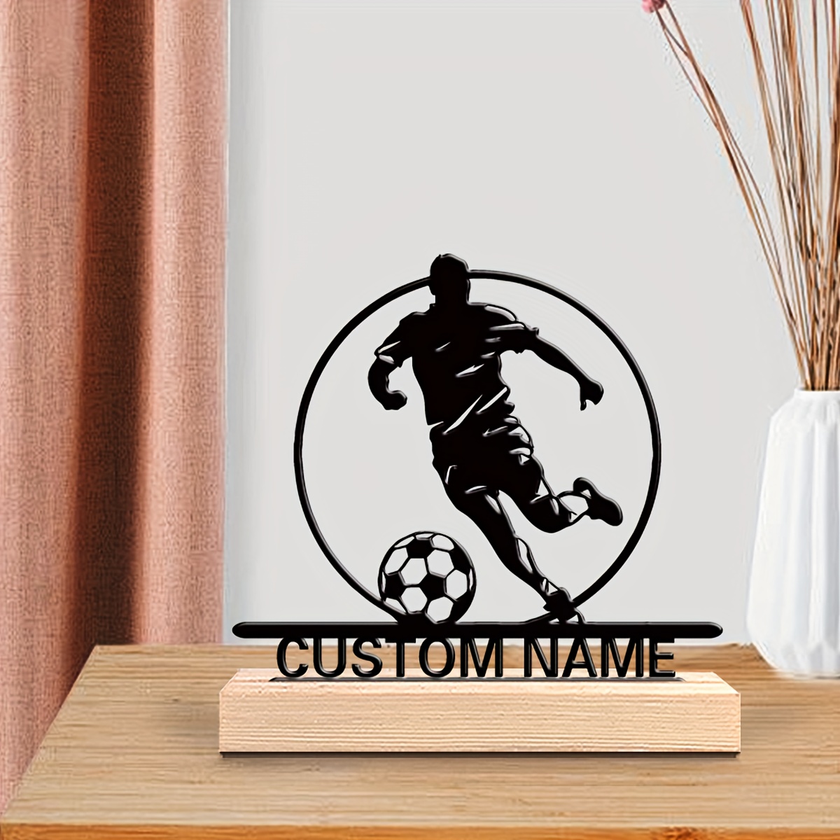 Custom Soccer Player Metal Sta - đánh giá và giá Home Office Desk Ideas