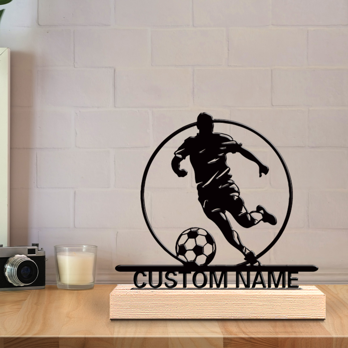 Custom Soccer Player Metal Sta - đánh giá và giá Home Office Desk Ideas