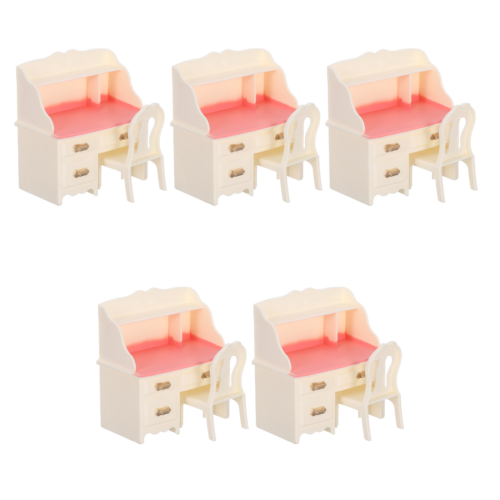 5Sets Miniature Dollhouse Furn - đánh giá và giá Home Office Simulator