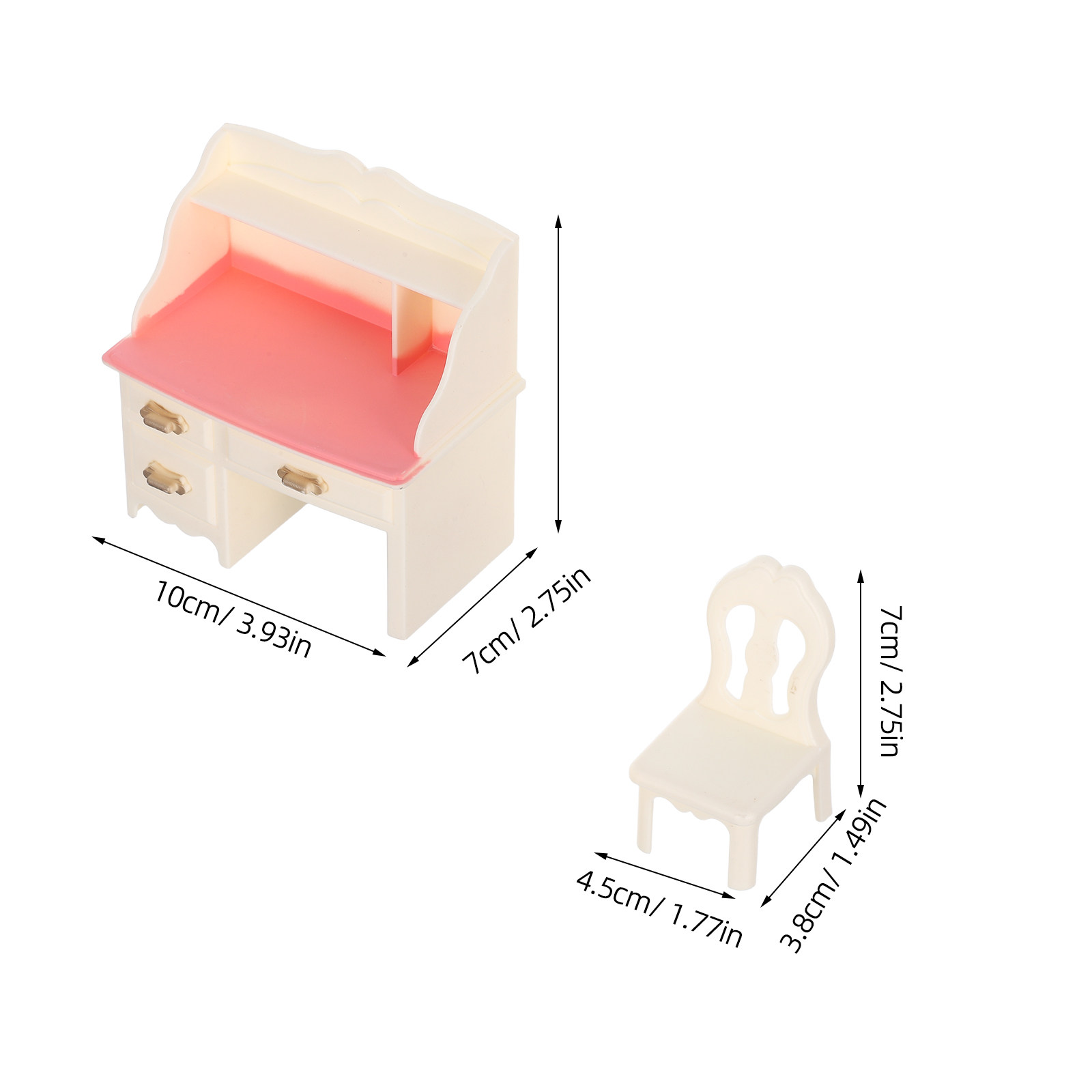 5Sets Miniature Dollhouse Furn - đánh giá và giá Home Office Simulator