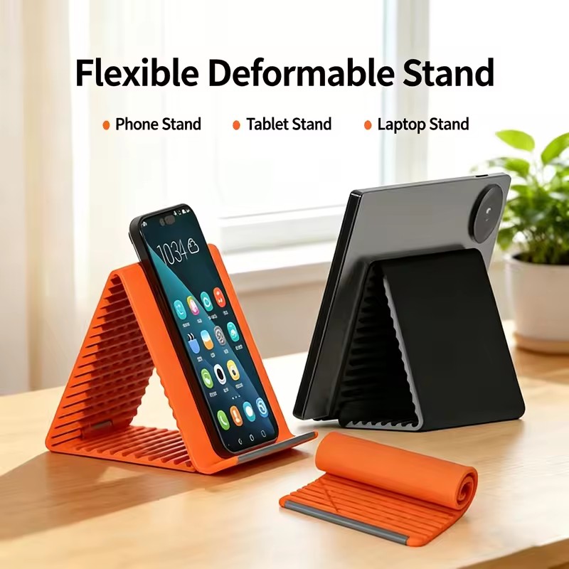 Flexible Foldable Silicone Pho - đánh giá và giá Laptop Stand Foldable