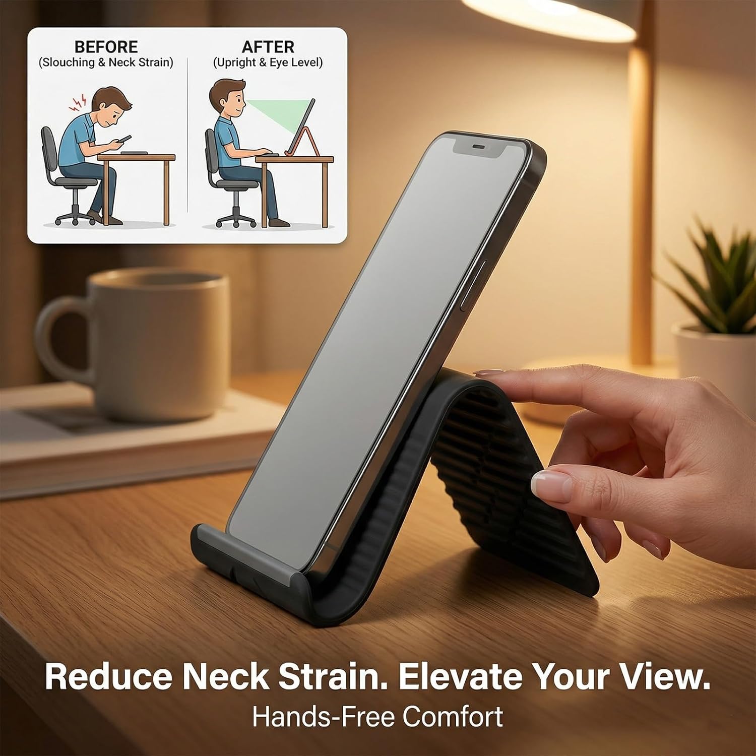 Flexible Foldable Silicone Pho - đánh giá và giá Laptop Stand Foldable