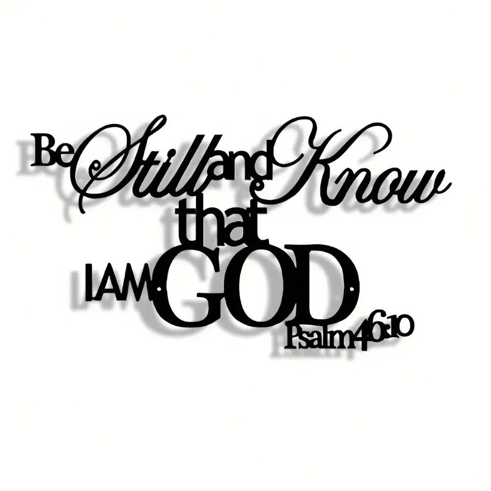 God Word Metal Wall Plaque Chr - đánh giá và giá Home Office Room Inspiration