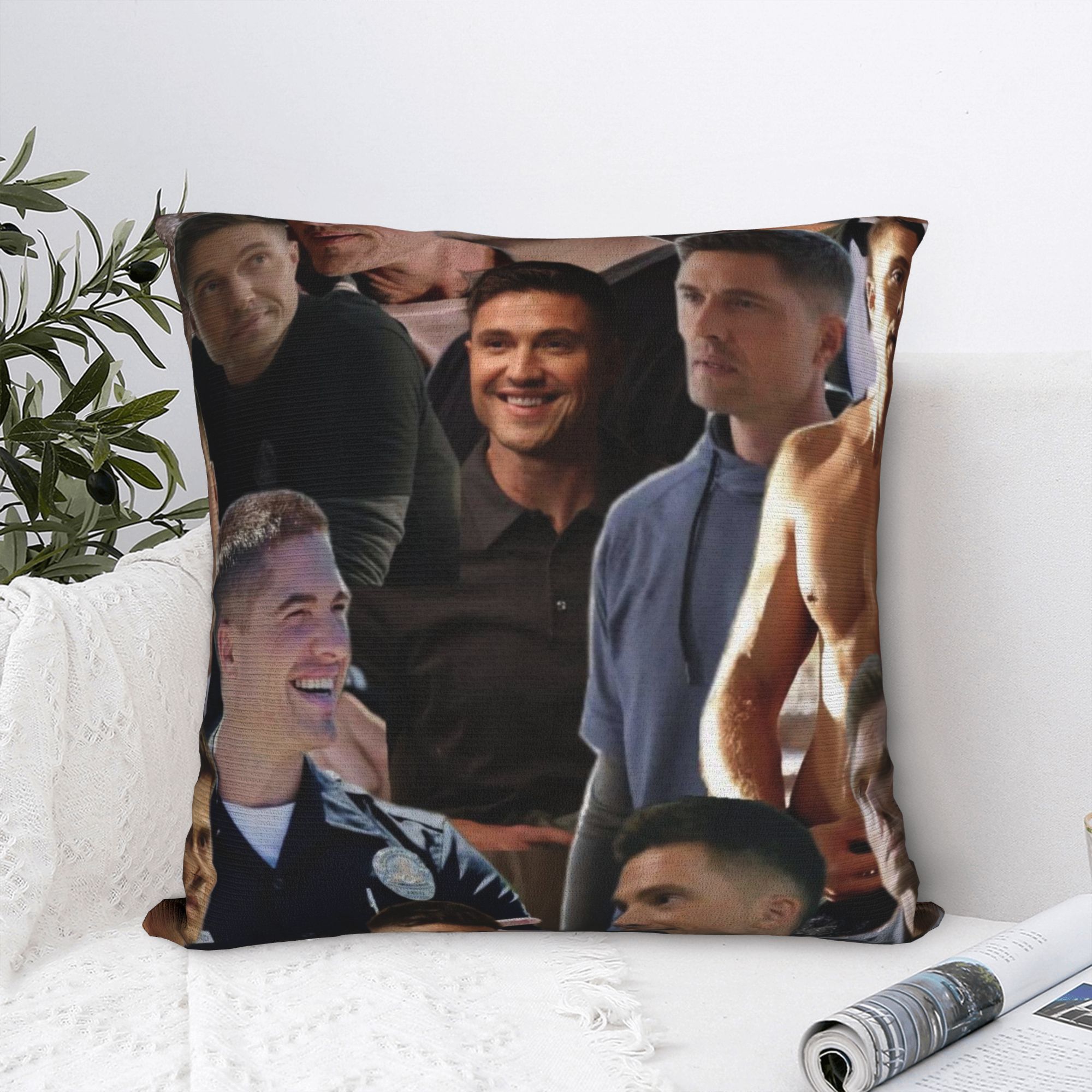 Tim Bradford Collage Pillow Ca - đánh giá và giá Home Office Tim