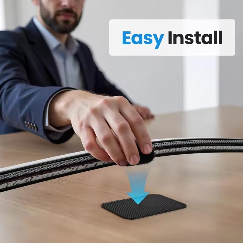 Adhesive Under Desk Cable Ties - đánh giá và giá Home Office Organization