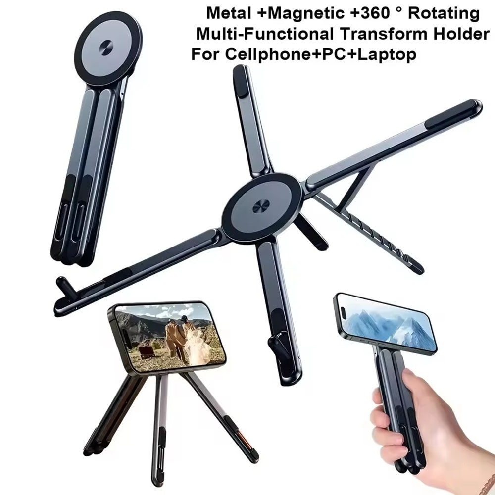 Portable Magnetic Phone Holder - đánh giá và giá Laptop Stand Foldable