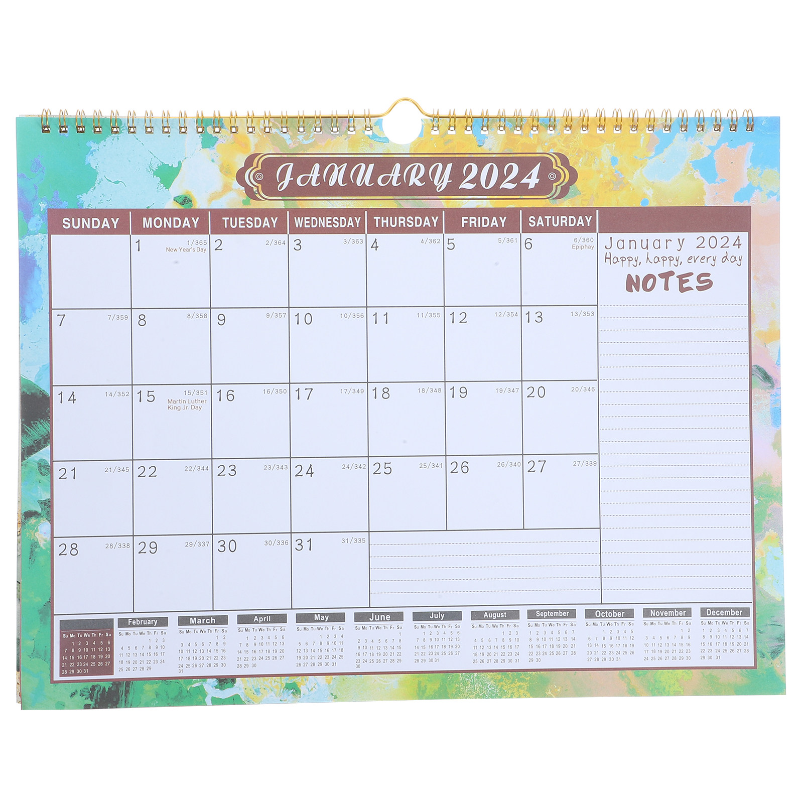 Wall Calendar Large 2024 Month - đánh giá và giá Home Office 2024
