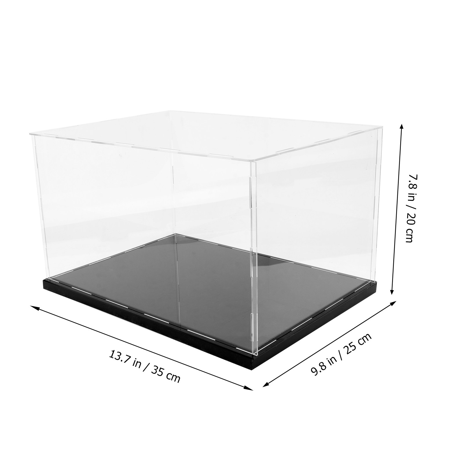 1Pcs Acrylic Display Box High  - đánh giá và giá Home Office Box