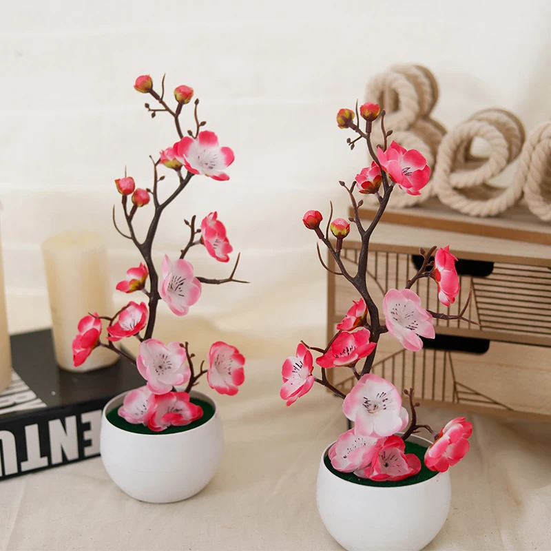 Simulation Plum Flower Pot Pla - đánh giá và giá Home Office Simulator