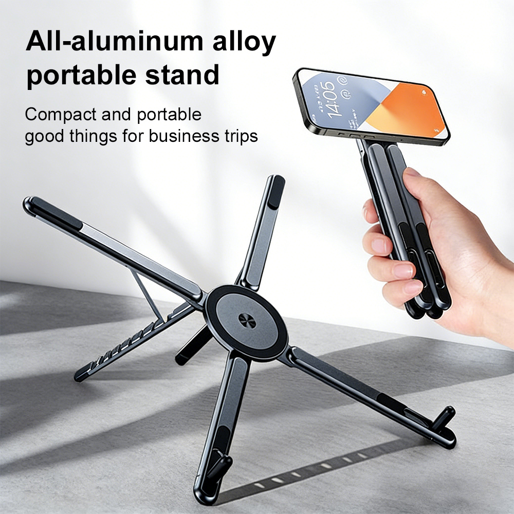 Portable Magnetic Phone Holder - đánh giá và giá Laptop Stand Foldable