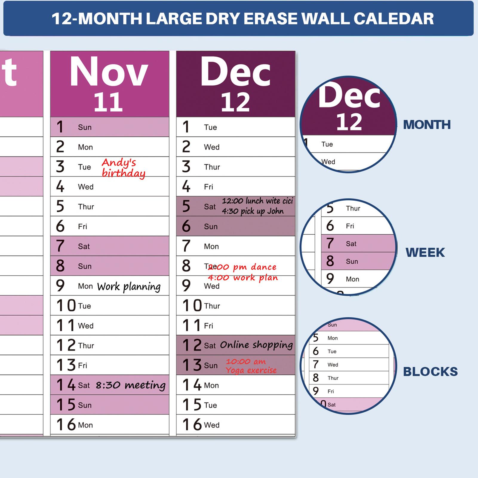2026 English wall calendar, Dr - đánh giá và giá English Home Office