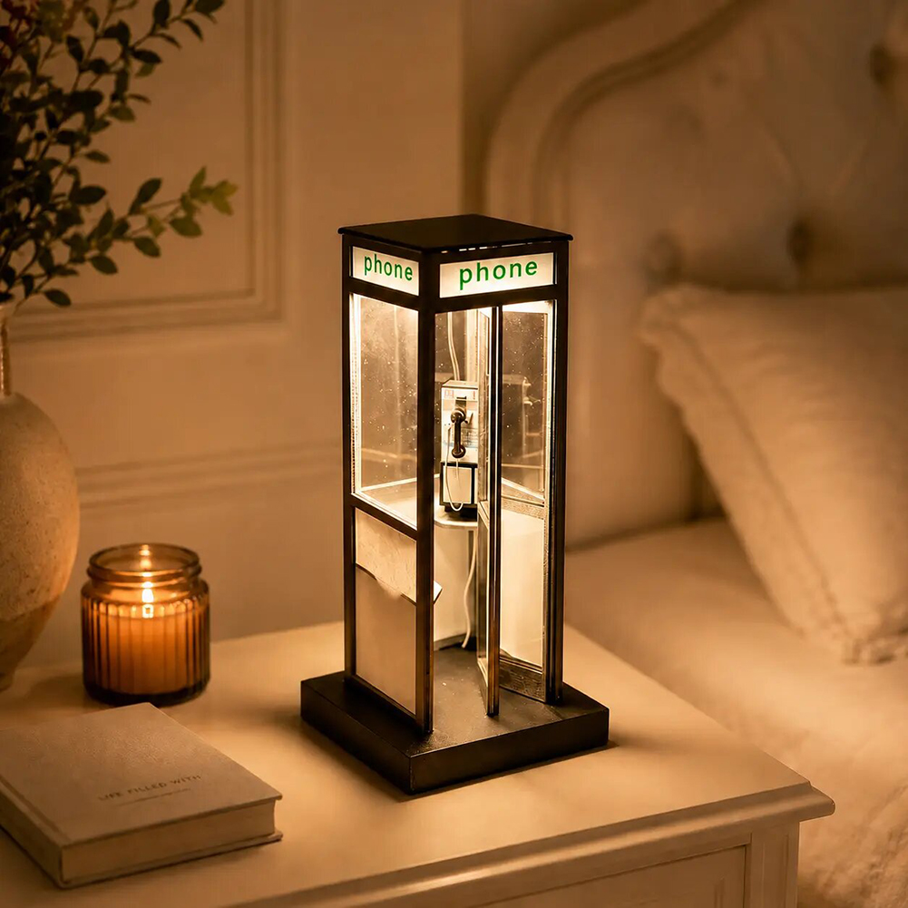 Retro Vintage Tall Phonebooth  - đánh giá và giá Home Office British